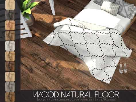 Wood Natural Floor in 10 color variations.  Found in TSR Category 'Sims 4 Floors' Natural House, Natural Floor, Sims 4 Tsr, Die Sims 4, Sims 4 Traits, Play Sims 4, Muebles Sims 4 Cc, Sims 4 Clutter, Sims 4 House Design