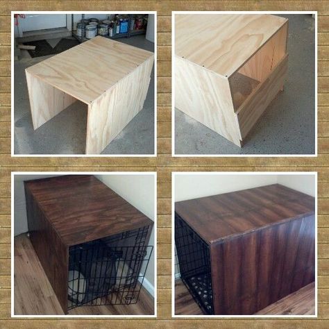 Coffee Table Dog Crate, Daylight Basement, Dog Crate Table, Diy Dog Crate, Dog Kennel Cover, Kennel Cover, Dog Crate Cover, Diy Dog Kennel, Crate Table