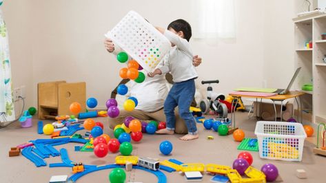 Kids' Room Cleaning Ideas to Try During Spring Cleaning Cleaning Kids Room, Ball Pit Balls, Baby Food Containers, Home With Kids, Real Estate Information, Rainy Day Activities, Valentines School, Nursing Pillow, Ball Pit