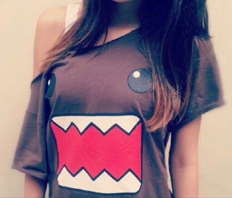 Domo t-shirt Domo Shirt Y2k, Scene Domo Outfit, Domo Kun Clothes, Domo Clothes, Domo Outfit, Domo Shirt, Dark Y2k, Domo Kun, Coquette Icon