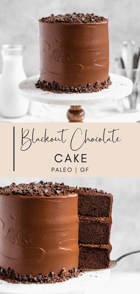 Paleo Icing For Cake, Cassava Flour Chocolate Cake, Paleo Birthday Cake Recipe, Healthy Cake Decorating Ideas, Paleo Birthday Cake, Paleo Cake Recipes, Grain Free Dessert Recipes, Almond Flour Chocolate Cake, Paleo Cakes