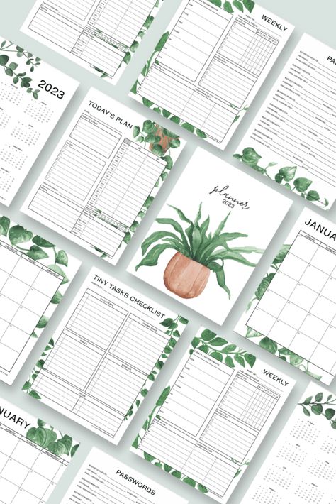 Organize your year! This free printable 2023 planner has 17 inspirational planning pages, including daily, weekly, and weekend pages. Free Printable Daily Planner Template 2023, Free Weekly Printable Planner, Printable Agenda Pages Free, Free Printable Planner Pages 2023, Daily Planner Printables Free Student, A5 Daily Planner Printable Free, Free Planers, Free Planner Templates 2024, Daily Planner Printables Free Pdf 2023