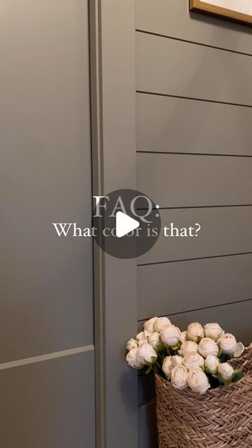 Laura on Instagram: "Lots of questions about our mudroom paint color! Save this for your next project 🫶 #mudroom #paintcolor #homedecor #creeksidegreen #transitionaldesign #cozyhome #interiordesign #homeinspo #myhomestyle #ａｅｓｔｈｅｔｉｃ #homeswithpurpose #homedesign #homestyle Mudroom design, shiplap, cozy home, choosing paint colors, home styling ideas, decorating homes, interior design, transitional home, home inspiration" Small Mudroom Paint Colors, Mudroom Ideas Entryway Paint Colors, Mudroom Paint Color Ideas, Mud Room Colors, Transitional Mudroom, Interior Design Transitional, Mudroom Paint Color, Mudroom Paint, Entryway Paint Colors