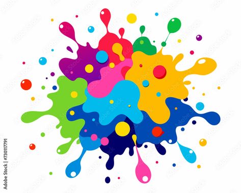 splashes, blots, abstract paint spots, bright, paint, drops of paint, spilled paint, multicolored, colored, colorful, drops, splash, vector, background Splashes Of Color, Color Splash Art, Splash Vector, Paint Splash Background, Bright Paint, Background Paint, Paint Splats, Splash Effect, Colour Splash