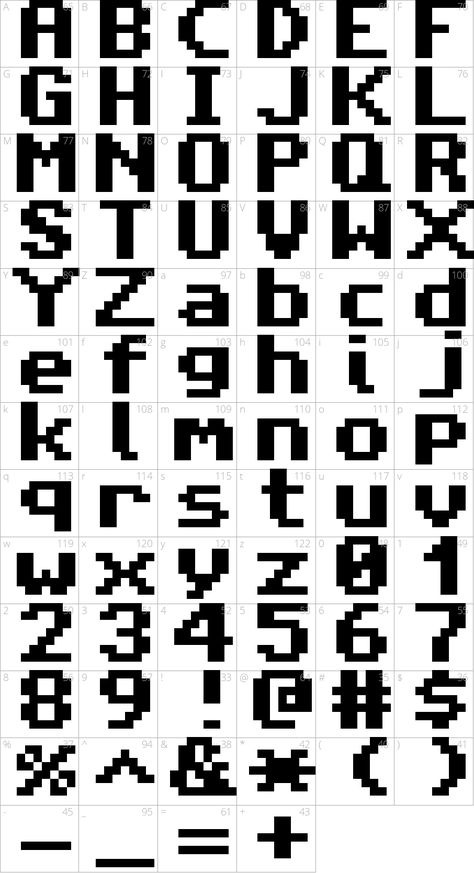 8 Bit Letters, 8 Bit Font, Pixel Art Font, Pixelated Letters, Pixel Typeface, Pixel Typography, Pixel Letters, Pixel Alphabet, Myspace Graphics