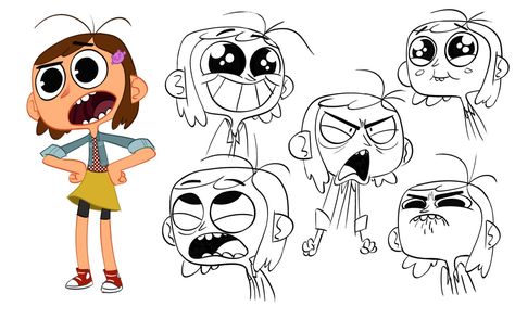 Playing around with a character for a personal project. May go with one of the other concepts. We will see. Character Design Expressions, 블로그 디자인, Character Model Sheet, Character Design Sketches, Model Sheet, Motion Design Animation, Kid Character, Cartoon Girl, Character Design Animation