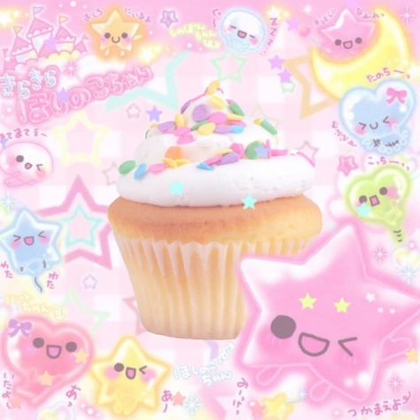 cutecore cutecore edit kawaii kawaiicore edit creepycute creepycute edit cupcake sweets sugar sprinkles frosting Kawaii, Cupcake Icon, Kawaii Icons, Soft Pink Theme, Yami Kawaii, Kawaii Core, Don't Be Shy, Pink Themes, Kawaii Food