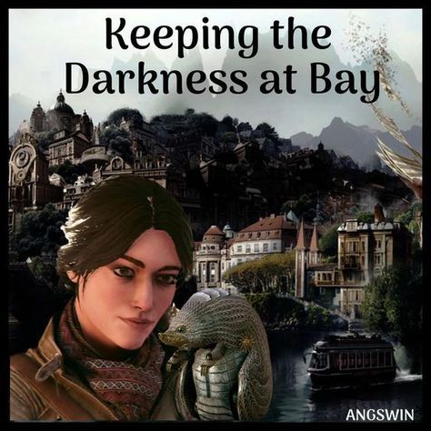 Keeping the Darkness at Bay by ANGSWIN - Syberia (Video Game series) - Focus on Syberia 4: The World Before - Kate Walker & Oscar - Rating: T+ - Summary: Kate is comforted by Oscar's presence when she awakens from a nightmare. - AO3 Link: https://archiveofourown.org/works/38064442 - FFN Link: https://www.fanfiction.net/.../1/Keeping-the-Darkness-at-Bay Ao3 Link, Kate Walker, Small Acts Of Kindness, Adventure Games, Forced Labor, A Nightmare, Muscle Relaxer, Archive Of Our Own, Cute Creatures