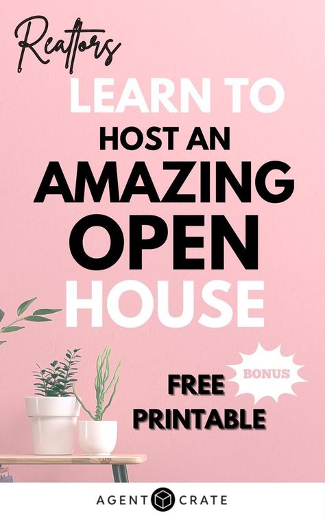 Learn all the best TIPS AND TRICKS to hosting an amazing real estate open house! Filled with real estate open house ideas! Also, as a bonus, we've included a FREE PRINTABLE of our popular real… Real Estate Open House Ideas, Open House Real Estate Marketing, Open House Gifts, Open House Ideas, Open House Gift, Real Estate Marketing Gifts, Real Estate Marketing Postcards, Real Estate Marketing Quotes, Real Estate Marketing Strategy