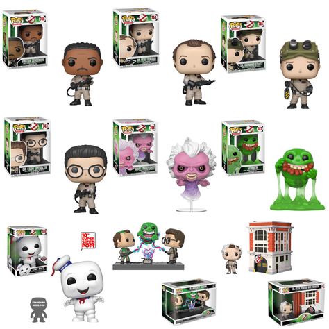 Funko Pop! Movies- Ghostbusters (35th Anniversary) Ghostbusters Funko Pop, Ghostbusters Pictures, Ghostbusters Characters, Pop Figurine, Funko Pop Dolls, Funk Pop, Wreath Attachments, Funko Pop Toys, Pop Vinyl Figures