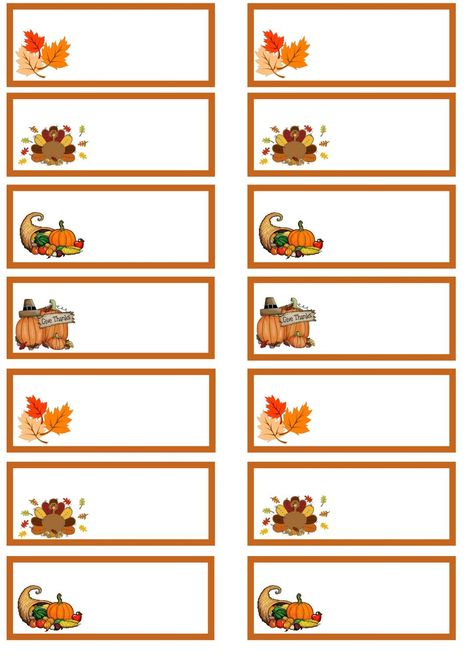 Thanksgiving Day Printables Thanksgiving Place Cards Diy, Thanksgiving Table Place Cards, Thanksgiving Place Cards Printable, Printable Thanksgiving Place Cards, Classroom Template, Thanksgiving Name Cards, Thanksgiving Labels, Thanksgiving Sweets, Thanksgiving Templates