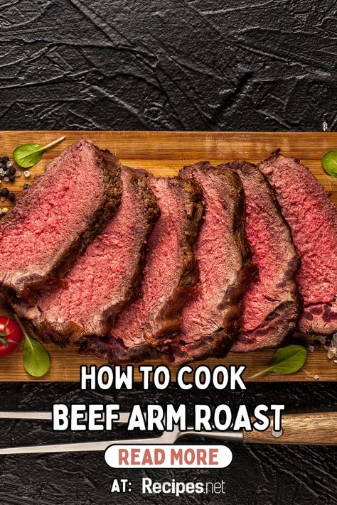 Discover how to cook Beef Arm Roast with our essential cooking hacks for beef dishes. Perfect for food lovers, this guide satisfies food cravings and offers delicious meat ideas for dinner. Explore a variety of food recipes and beef dinner recipes that are sure to impress. Whether you're planning a hearty roast dinner or looking for meals high in protein, our roast recipes provide tasty food ideas for any occasion. Head to Recipes.net for the full recipe. Beef Arm Roast, Roast Beef Recipes Oven, Bottom Round Roast, Arm Roast, Perfect Roast Beef, Roast Beef Dinner, Cooking Roast Beef, Perfect Roast, Cooking A Roast