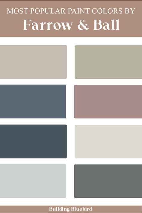 Ash Grey Farrow And Ball, Farrow And Ball Moody Colors, Farrow And Ball Manor House Grey, Farrow And Ball Paint Combinations, Farrow And Ball Gray Paint Colors, Hallway Ideas Farrow And Ball, Farrow And Ball Stairs Hallways, Farrow And Ball Trim Colors, Farrow And Ball Greys