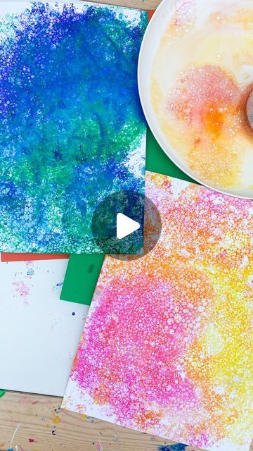 Deena Keller on Instagram: "Bubble Painting🫧 follow @abcdeelearning for more kids ideas. Comment BUBBLES to see how to create bubble paint!" Water Paint Flowers, Bubble Paint, Therapeutic Art Activities, Bubble Activities, How To Make Bubbles, Bubble Painting, Kids Art Class, Diy Toddler, Bubble Art