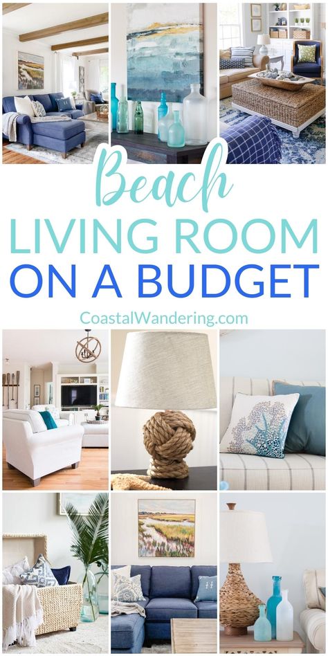 Beach Theme Lounge, Coastal Living Decorating Ideas, Luxury Beach Condo Interior Design, Boho Beach Living Room Ideas, Classy Beach Decor Coastal Style, Beach Theme Lounge Coastal Style, Beach Decor Ideas Coastal Style, Furniture For Beach House, Living Room Designs Costal