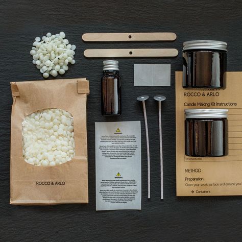 Friends At Home, Candle Kit, Diy Candle Making Kit, Diy Scent, Candle Kits, Soy Candle Making, Amber Glass Jars, Candle Making Kit, Diy Candle