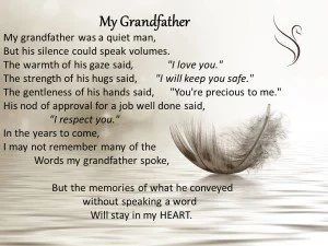 My Grandfather Funeral Reading - Swanborough I Lost My Grandfather, Losing Your Grandpa, Losing A Grandpa Quotes, Miss You Grandpa Quotes, Remembering Grandpa, Memory Poems, Grandfather Quotes, Losing A Loved One Quotes, Tattoos For Dad