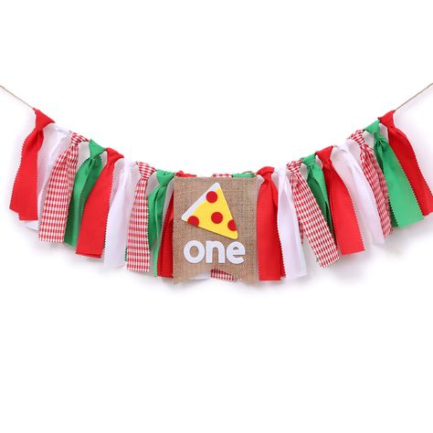 PRICES MAY VARY. Linen 🍕I AM A BIRTHDAY BANNER - i am a beautiful Pizza highchair banner, born in the hard work of the workers, i am made up of high quality linen, cloth and twine, made by hand-woven. i am a product that carefully brings surprise for baby's birthday party. 🍕MISSION AS A BANNER - don't underestimate me！i can bring a lot of fun to your birthday party！and I can be reused in this life， i can not only decorate your birthday party, i can also be used as a photo prop or as a backgrou Pizza Banner, Pizza Party Themes, Gold Bachelorette Party Decorations, Pizza Party Birthday, Birthday Pizza, First Birthday Theme, Birthday Theme Decoration, Birthday Highchair, Rag Garland