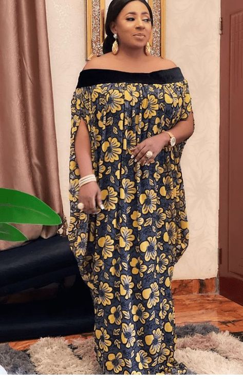 Ankara Bubu Styles For Women, Ankara Kaftan Styles For Women, Chiffon Bubu Gown Styles, Bubu Kaftan Styles, Ankara Kaftan Styles, Latest Bubu Gown Style, Ankara Bubu, Bubu Styles, Ankara Kaftan