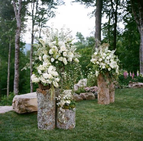 Indoor Wedding Aisle, Ceremony Backdrop Tree, Simple Wedding Arch, Tree Wedding Ceremony, Wedding Arches Outdoors, Backyard Wedding Decorations, Diy Wedding Arch, Backyard Wedding Ceremony, Wedding Arch Rustic