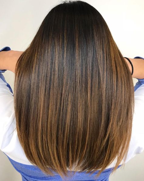 Brushed Walnut Brown Highlights Caramel Hair Highlights, Shaggy Pixie, Brown Hair With Caramel Highlights, Brown Hair Shades, Chocolate Brown Hair Color, Brown Ombre Hair, Chocolate Hair, Caramel Hair, Caramel Highlights