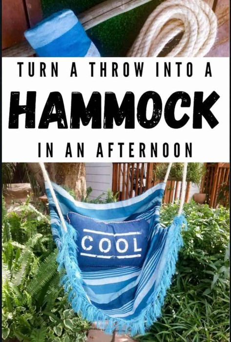 Homemade Hammock, Diy Hammock Chair, Repurposed Crafts, Diy Swing, Diy Hammock, Bench Diy, Upcycling Ideas, Potting Bench, Diy Upcycle