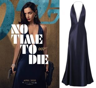 James Bond Dresses, Silk Dress Fashion, James Bond Style, Paloma Dress, Character Poster, No Time To Die, December 3rd, Gala Outfit, Gamine Style