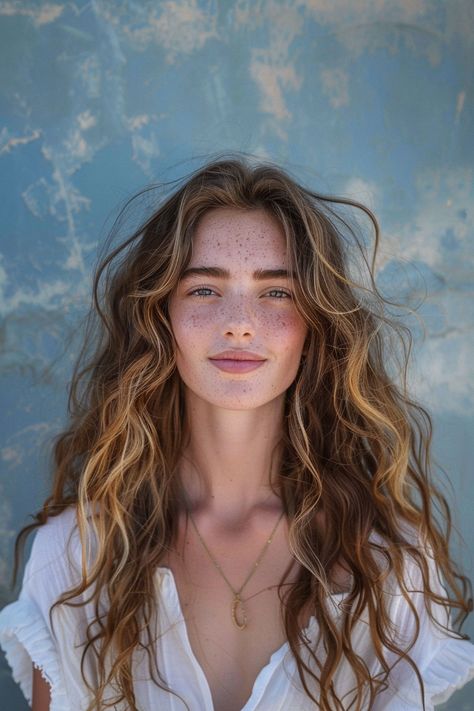 81+ Long Wavy Hairstyle Ideas Wavy Hairstyle, Wavy Haircuts, Hair Things, Spring Hair, Natural Wavy Hair, Hair 2024, Hair Guide, Hair Crush, Long Wavy Hair