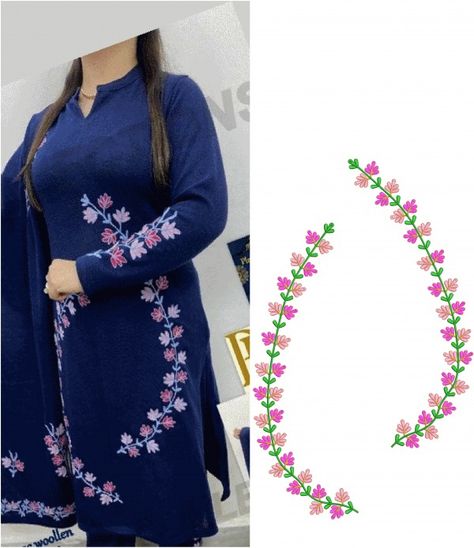 punjabi suit Design for usha 450e and 550e embroidery design Panjabi Suit, Punjabi Suit Design, Kurtis Design, Stylish Kurtis, Embroidery Suits Punjabi, Stylish Kurtis Design, Suits Punjabi, Suits Design, Punjabi Suit