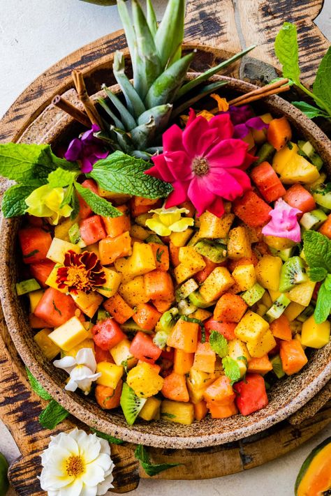 Fruit Ceviche, Mexican Fruit Salad, Pollo Asado Recipe, Citrus Fruit Salad, Mexican Fruit Salads, Mexican Fruit, Berry Fruit Salad, Healthy Fruit Salad, Dressing For Fruit Salad