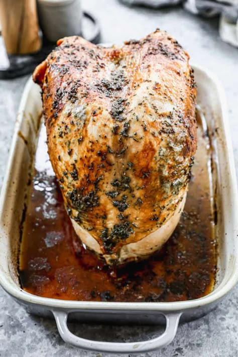 Roasted Turkey Breast - Tastes Better From Scratch Best Turkey Breast Recipe, Thanksgiving Turkey Breast, Turkey Breast Recipes, Butter Turkey, Beginner Cook, Turkey Roast, Electric Roaster, Cooking Turkey Breast, Roast Turkey Recipes