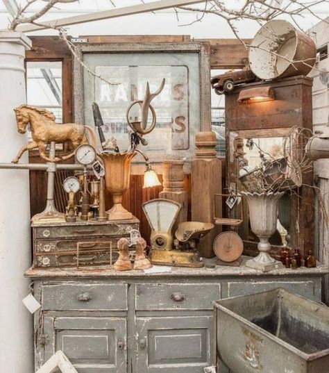 I found this here https://www.lostandfounddecor.com/30-creative-fall-antique-booth-display-ideas/ but you guys that horse😍😍😍 I looked up some and they are so expensive but what an amazing piece that would be. Has anyone seen one at a shop?? This blog post though has a bunch of super cute ideas for decorating! #falldecor #militarywife #farmhousedecorating #falldecorations Fall Antique Booth, Antique Booth Display Ideas, Vintage Booth Display Ideas, Vintage Markets Display, Antique Shop Display, Booth Display Ideas, Vintage Market Booth, Antique Store Displays, Vintage Booth Display