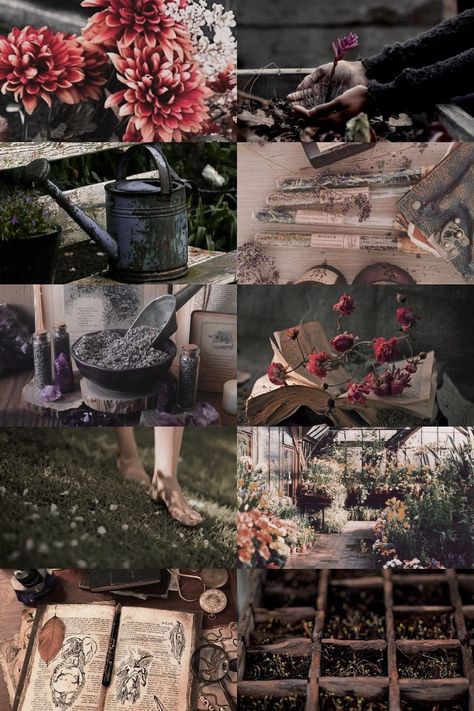 Goddess Magick, Garden Witch, Aesthetic Collages, Skai Jackson, Nature Collage, Witchy Aesthetic, Magic Garden, Kew Gardens, Witch Aesthetic