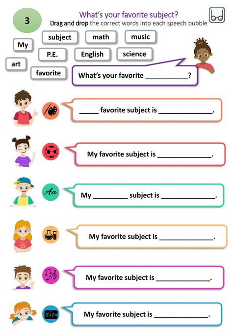 Middle School Esl, All About Me Preschool, School Timetable, Esl Vocabulary, Teaching Game, English Activities For Kids, English For Beginners, English Worksheet, English Exercises