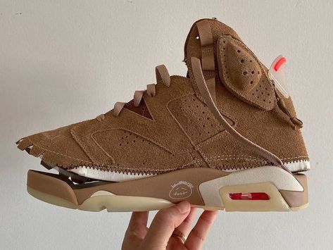 Travis Scott x Air Jordan 6 "British Khaki" DH0690-200 Release Date 2021 | Nice Kicks Jordan 6 British Khaki, Nike Jordan 1, British Khaki, Air Jordan 6, Jordan 6, Air Max 270, Mens Khakis, Nike Shoes Women, Travis Scott