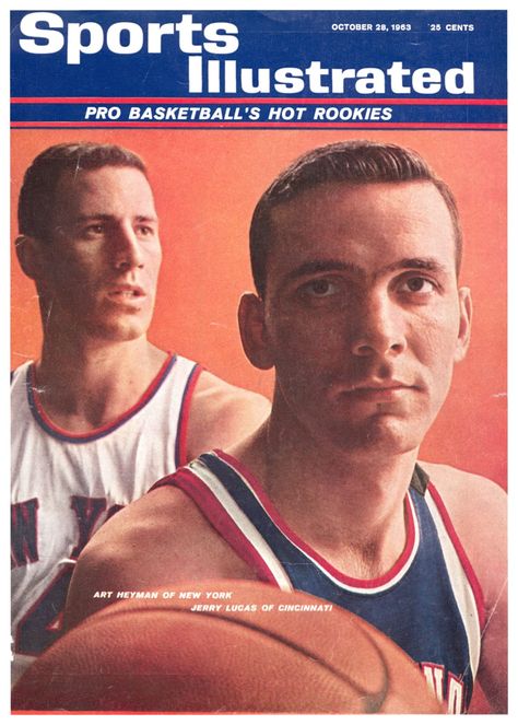 October 28, 1963 - Sports Illustrated Vault | SI.com Jerry Lucas, Sports Illustrated Cover, Sports Illustrated Covers, Illustrated Magazine, Image Cover, Professional Athlete, School Themes, Vintage Magazines, New York Knicks