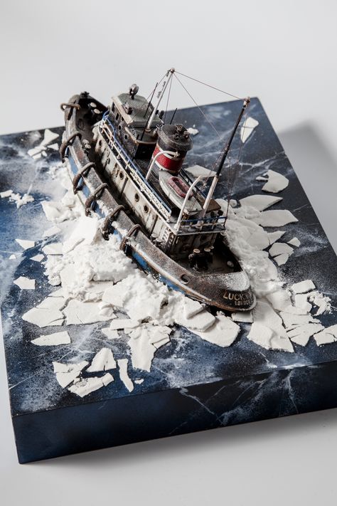 Lego Boat, Deadliest Catch, Cyberpunk Design, Model Ship Building, Military Modelling, Historical Period, Tug Boats, Shipwreck, Model Boats