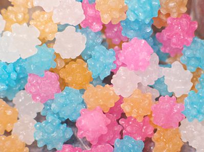 Kompetio by Juushika Redgrave, via Flickr Ginger Candy, Bite Size Snacks, Asian Candy, Japanese Candy, Sugar Candy, Star Candy, Cute Candy, Homemade Candies, Japanese Sweets