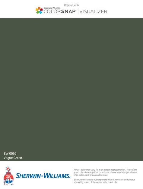 Vogue Green Sherwin Williams Dark Sage Green Paint Sherwin Williams, Sherman Williams Greens, Wherein Williams Green Paint, Vogue Green Paint, Sw Vogue Green, Sherwin Williams Vogue Green, Vogue Green Sherwin Williams, Sherwin Williams Dark Green, Vintage Vogue Benjamin Moore