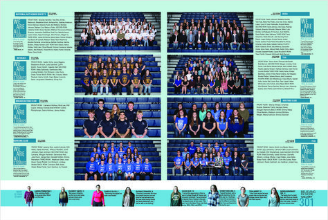 Legend High School, Parker, CO Yearbook Endsheets Ideas, Yearbook Endsheets, Yearbook Spreads, Yearbook Layouts, Yearbook Pages, Yearbook Design, Group Photo, Group Photos, Yearbook