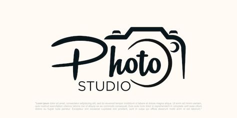 Vector creative studio photography logo ... | Premium Vector #Freepik #vector #icon #camera #logo #camera Camera Logo Png Hd, Creative Studio Logo, Photography Studio Logo, Logo Fotografia, Creative Studio Photography, Camera Logo Design, Creative Photography Logo, Camera Vector, Free Invitation Cards