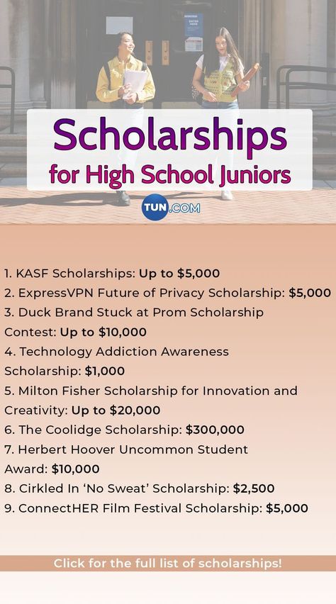 Junior Year High School, High School Aesthetic, High School Scholarships, Scholarships For College Students, College Checklist, High School Counselor, School Scholarship, College Preparation, Student Scholarships