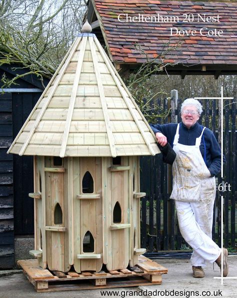 Dove Cote Plans, Dovecote Plans How To Build, Dove Cote, Duck Houses, Timber Tiles, Chicken Houses, Dove House, Pigeon House, Tortoise House