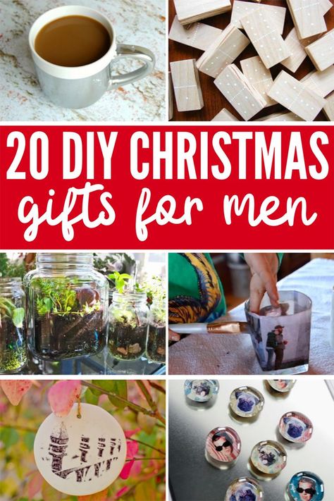 Looking for the perfect Christmas Gift for Men? You will love these DIY gifts for men. These are all unique gift ideas for men that are useful, thoughtful, and cheap. Your man will love homemade gifts this Christmas. Fathers, boyfriends, husbands, brothers... They all deserve the best gifts for men! #christmas #gifts #men Natal, Diy Christmas Gifts For Men, Homemade Gifts For Men, Gifts For Men Christmas, Christmas Gifts For Brother, For Boyfriend, Christmas Gift For Men, Diy Gifts For Men, Christmas Gifts To Make