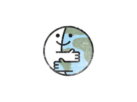 Eco Friendly Illustration Design, Eco Friendly Illustration, 손 로고, Earth Artwork, Eco Friendly Logo, Eco Brand, Eco Logo, Friend Logo, Eco Friendly Brands