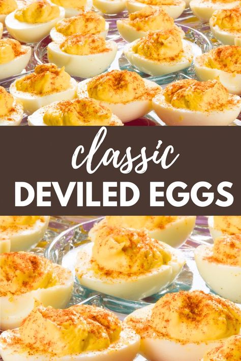 Devil Eggs Recipe, Deviled Eggs Recipe Best Easy, Deviled Eggs Recipe Best, Best Deviled Eggs Recipe, Devil Eggs, Southern Deviled Eggs, Classic Deviled Eggs, Ic Recipes, Deviled Eggs Recipe Easy