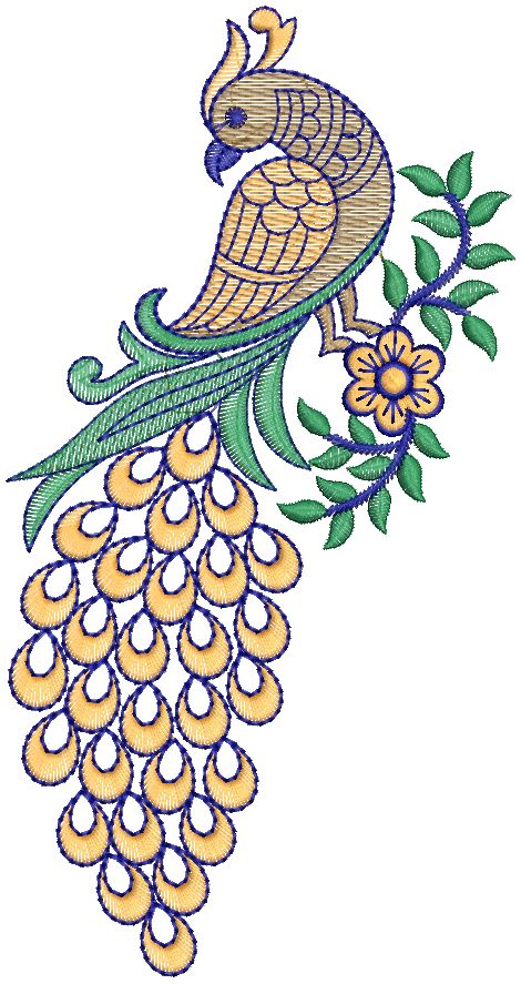 Machine Embroidery Designs Instant download online Patchwork, Peacock Drawing For Embroidery, Peacock Aari Work Designs Drawing, Peacock Embroidery Designs Pattern, Peacock Drawing, Peacock Embroidery Designs, Peacock Embroidery, Birds Embroidery Designs, Pola Bordir