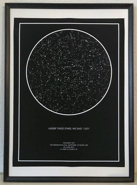 the night sky, star map, gifts for him, gifts for her, gifts for husband, gifts for wife, gifts for girlfriend, gifts for boyfriend, wedding gift ideas, wedding anniversary gifts, wedding anniversary ideas Barbershop Poster, Star Map Gift, Star Gifts, Anniversary Ideas For Him, Night Sky Map, Sky Chart, Sky Map, Star Maps, Boyfriend Personalized Gifts