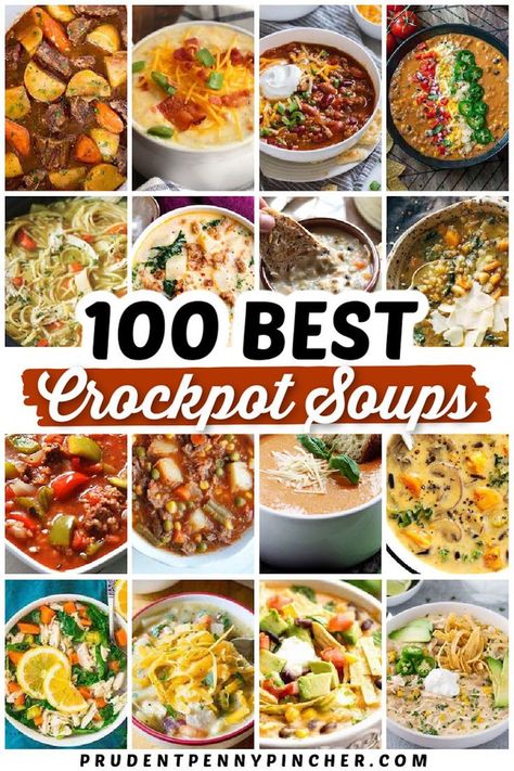 Crockpot Recipes Soups And Stews, Thanksgiving Soup Recipes Slow Cooker, Healthy Crockpot Soups And Stews, Essen, Crock Pot Easy Soup Recipes, Crockpot Soups For Potluck, Crock Pot Soups And Stews Comfort Foods, Crockpot Meals When Sick, Easy Soups To Make In The Crockpot