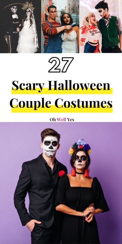 Here are 27 Stunning couple costume ideas for Halloween if you are in search for some ideas, Halloween couple costumes that are too creative, Halloween couple costumes that are funny, Scary Halloween Costume ideas for couple, Stunning Halloween costumes for couples Couples Costumes 2024 Funny, Couples Spooky Halloween Costumes, Villan Costume Couples, Ghost Face Matching Costumes, Aquaman And Mera Costume, Hangover Couple Costume, Big Guy Halloween Costume, Saw Costume Couple, Evil Couple Costumes